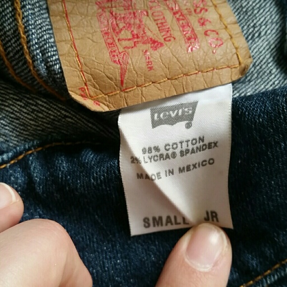 Levi Jean Jacket Size Small (JR) - Picture 7 of 8